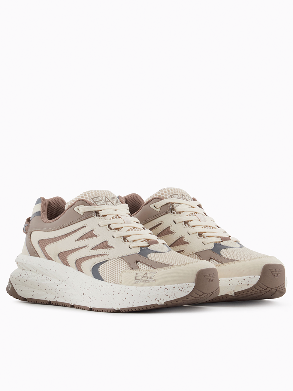 EA7 Beige Crusher Sonic Dart Sneakers