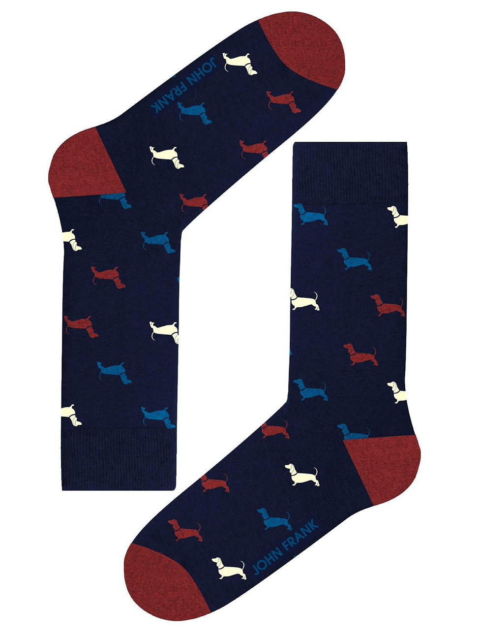 John Frank Dachshund Sport Modal Long Socks