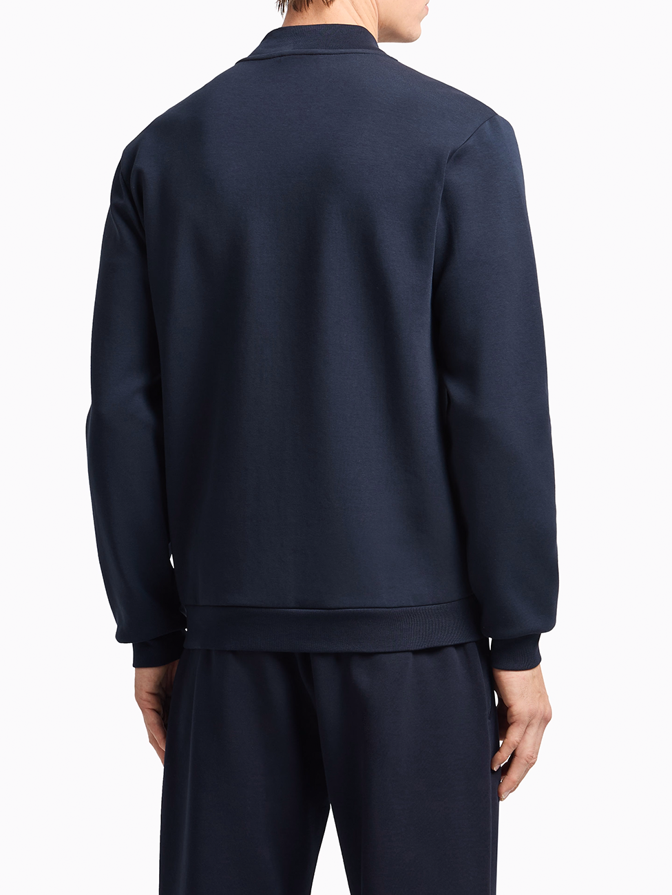 EA7 Lux Identity Cotton-blend Interlock Sweatshirt