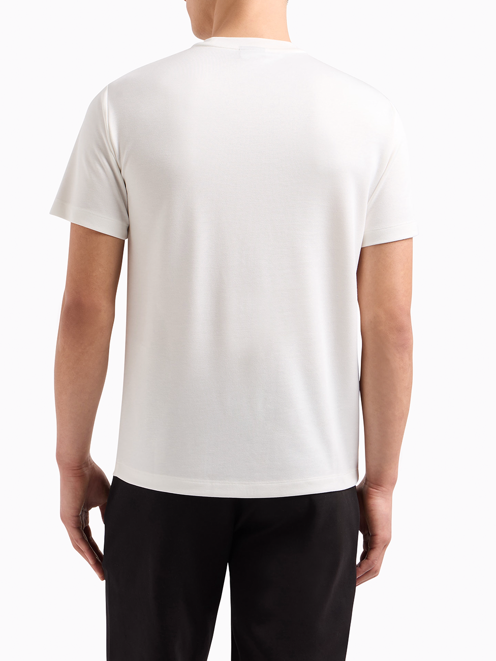 EA7 Lux Identity Modal-blend Jersey T-shirt