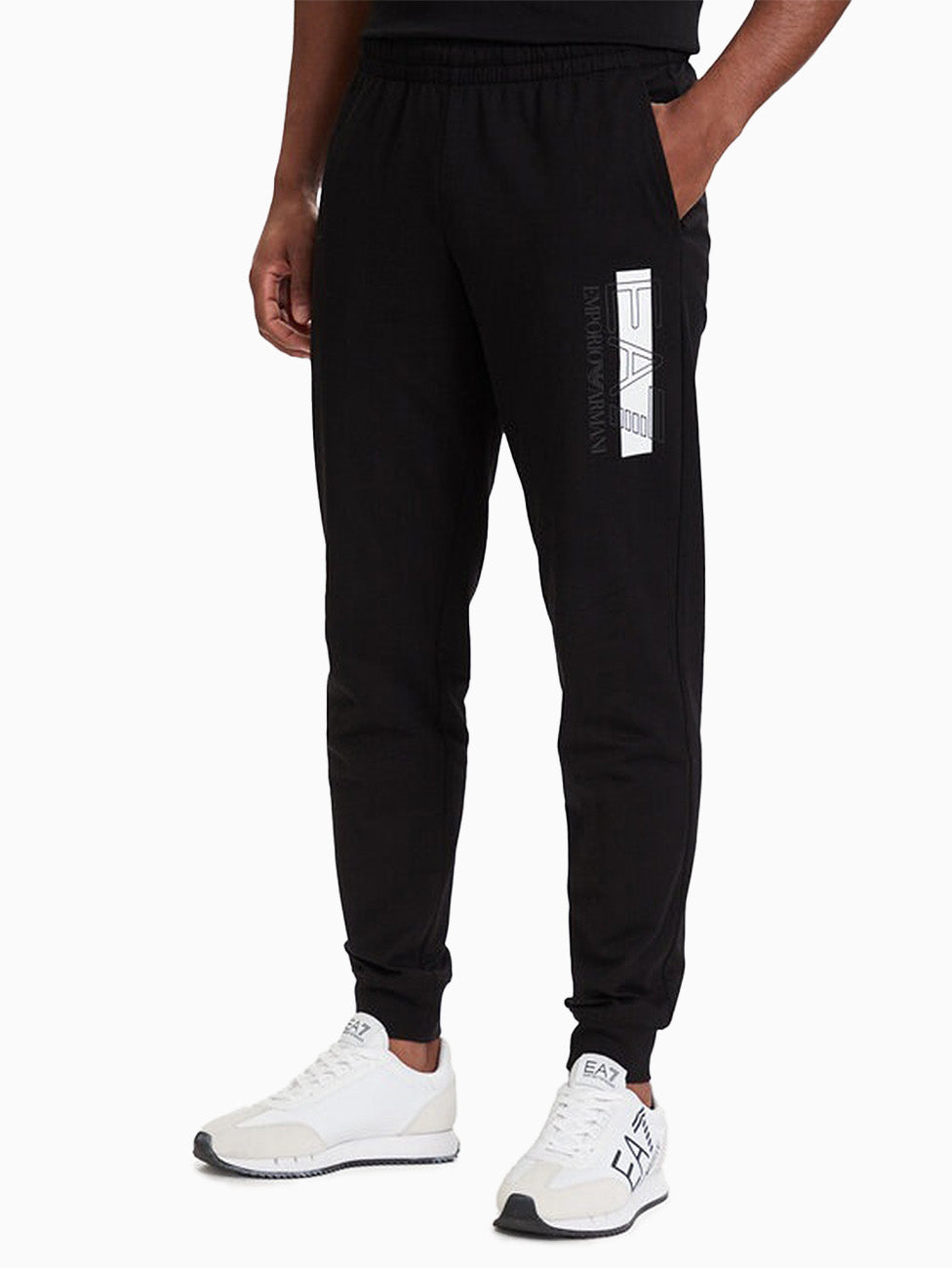 EA7 Slim-Fit Cotton Sweatpants
