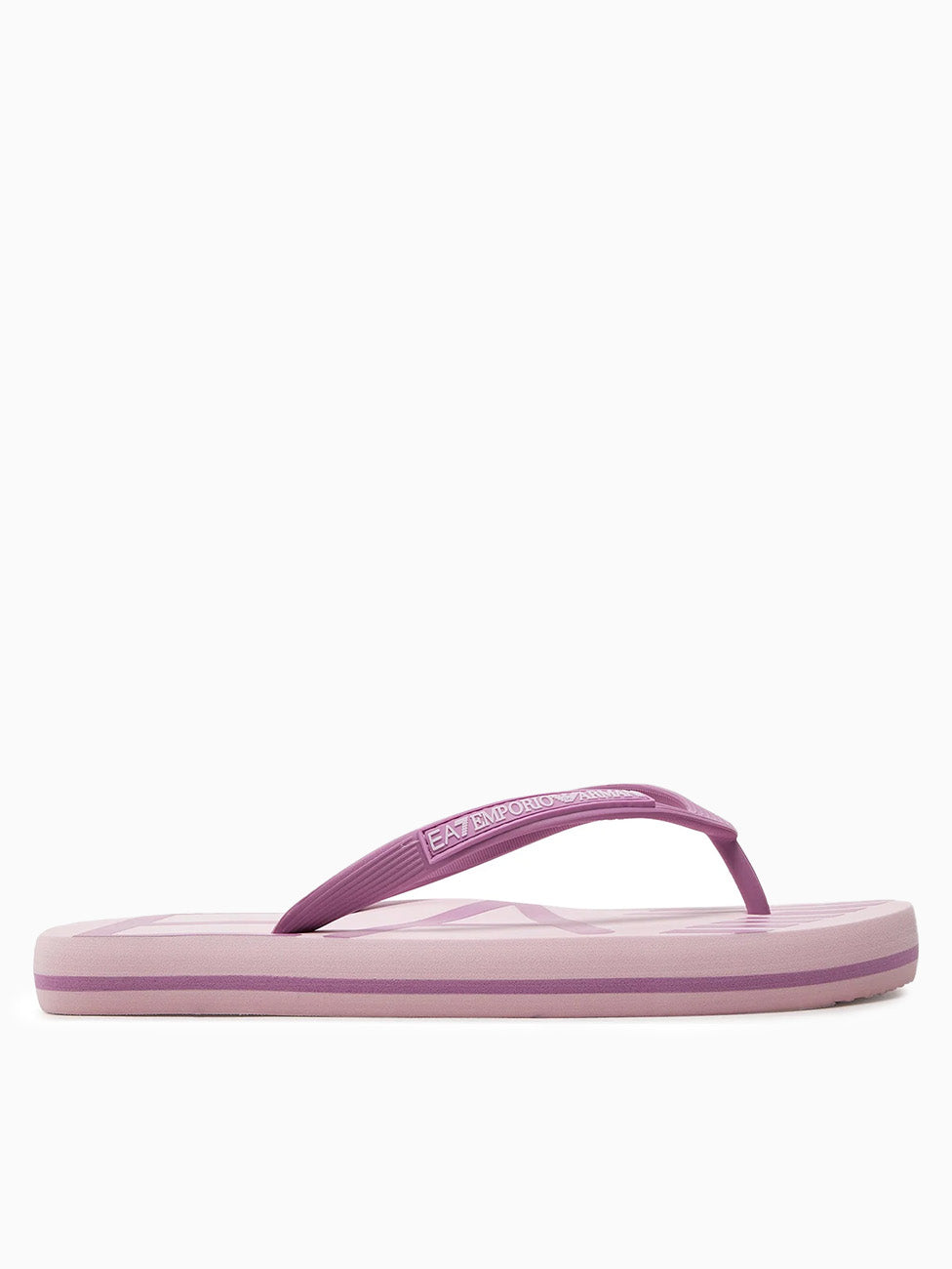EA7 Rose Rubber Flip Flops