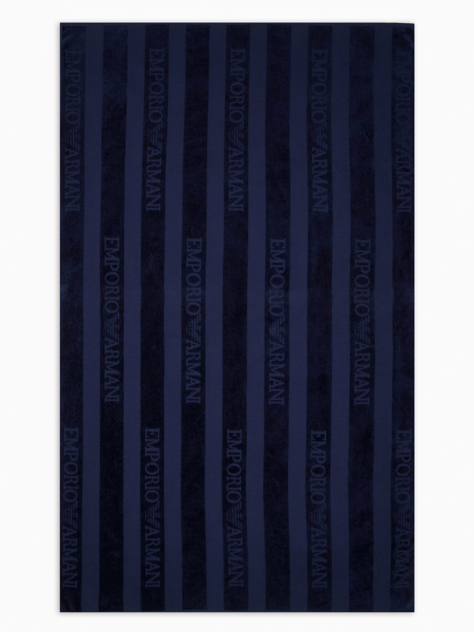Emporio Armani Striped Terry Beach Towel