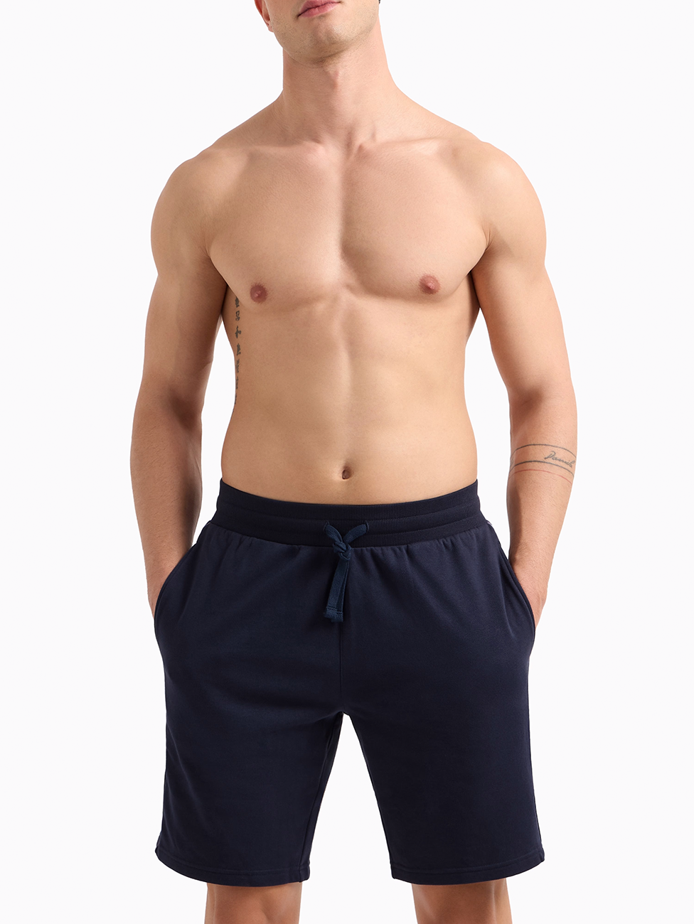 Emporio Armani Loungewear Terry Jersey Bermuda Shorts