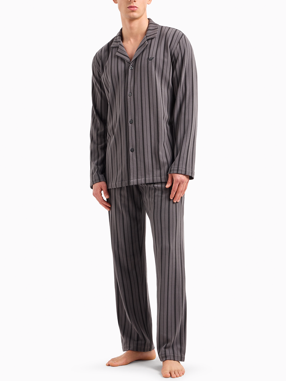 Emporio Armani Printed Micro-Fleece Pyjamas