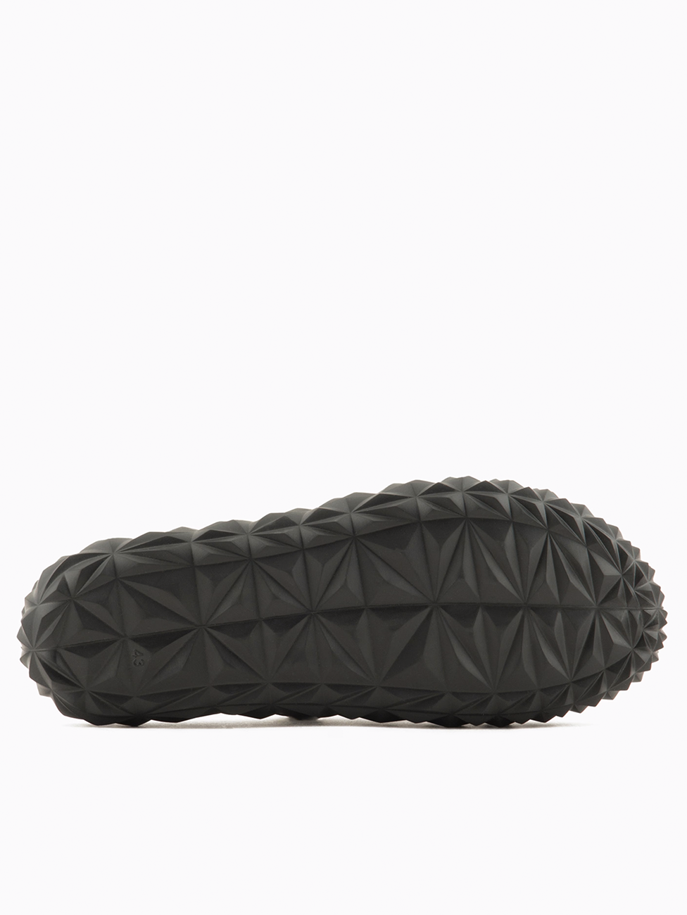 EA7 Black Three-Dimensional Geometric Motif Slippers