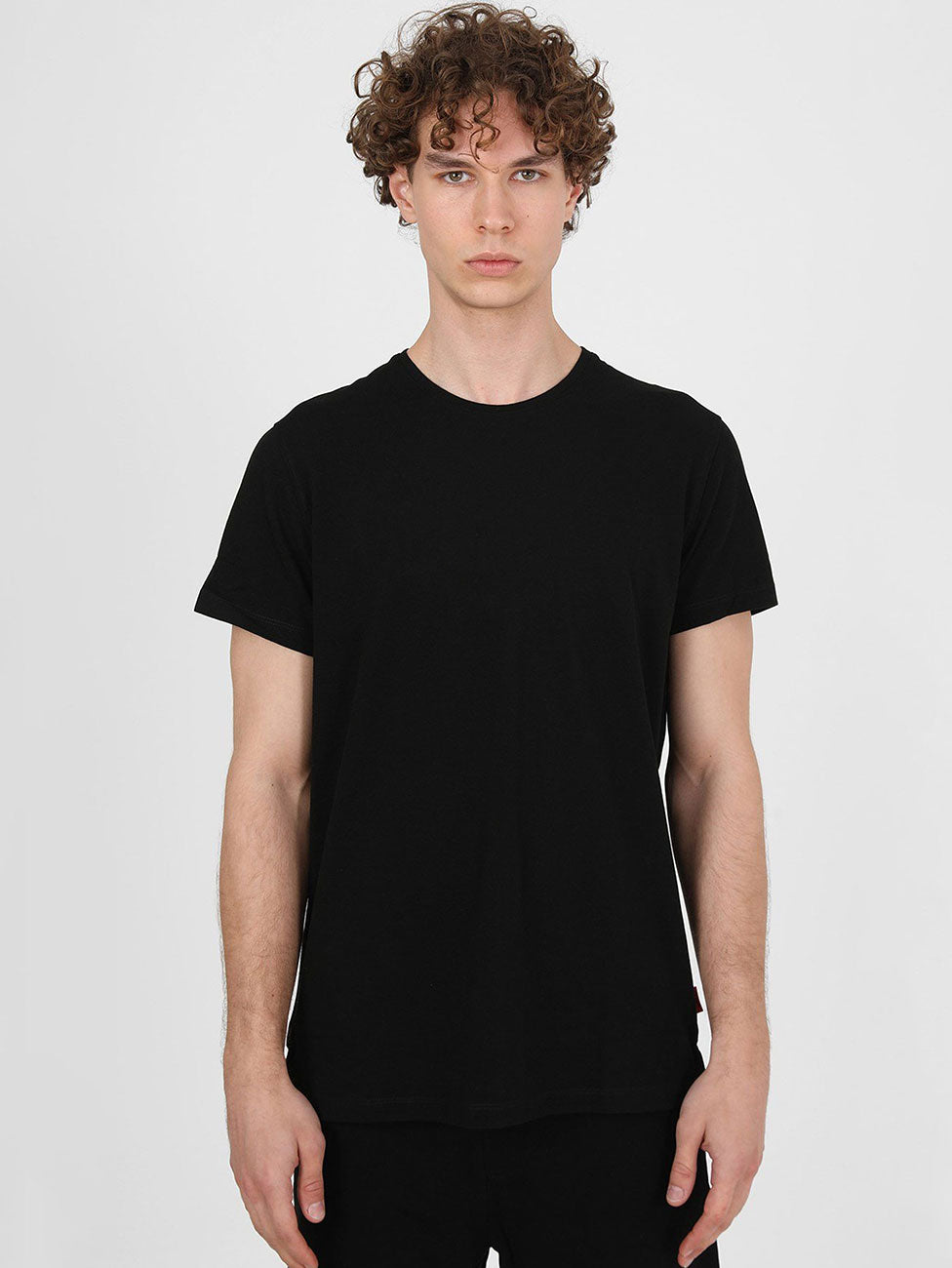 John Frank Basic T-Shirt Pique - Black
