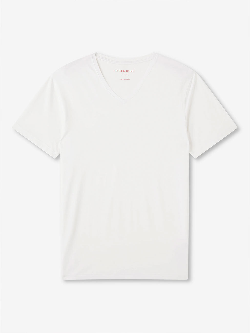 Derek Rose Basel Micro Modal Stretch Men's V-neck T-Shirt