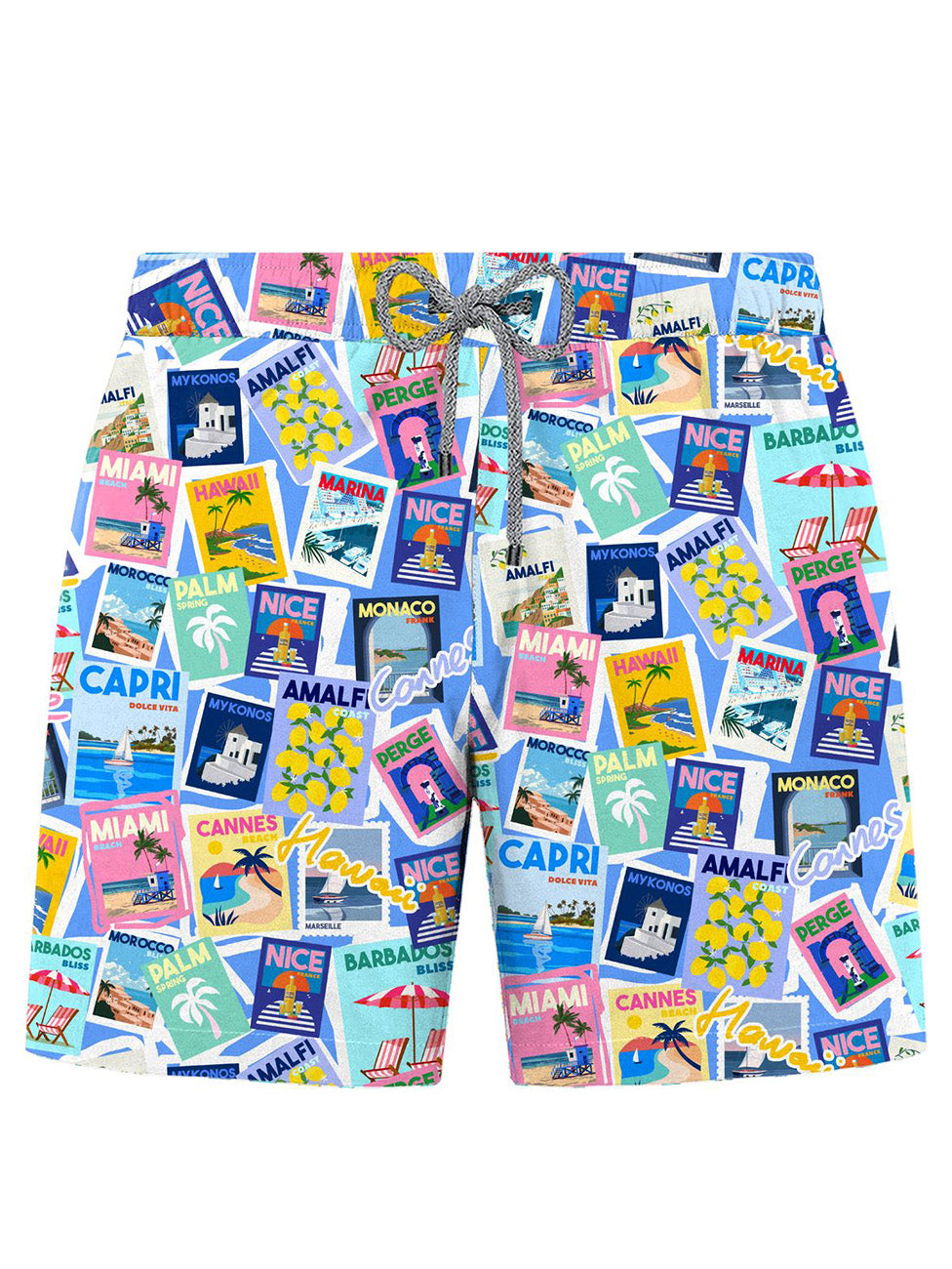 John Frank Summer Sun Printed Swimshorts