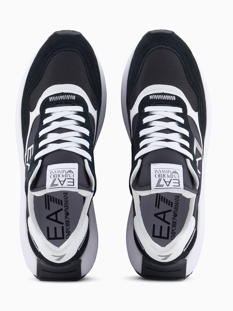 EA7 Black & White Wader Sneakers