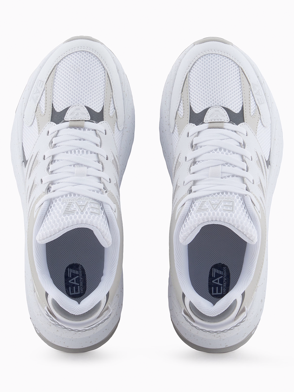 EA7 White Crusher Sonic Dart Sneakers