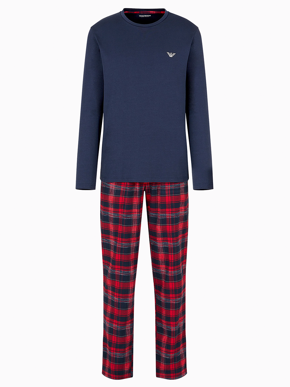 Emporio Armani Woven Tartan Men's Pyjamas