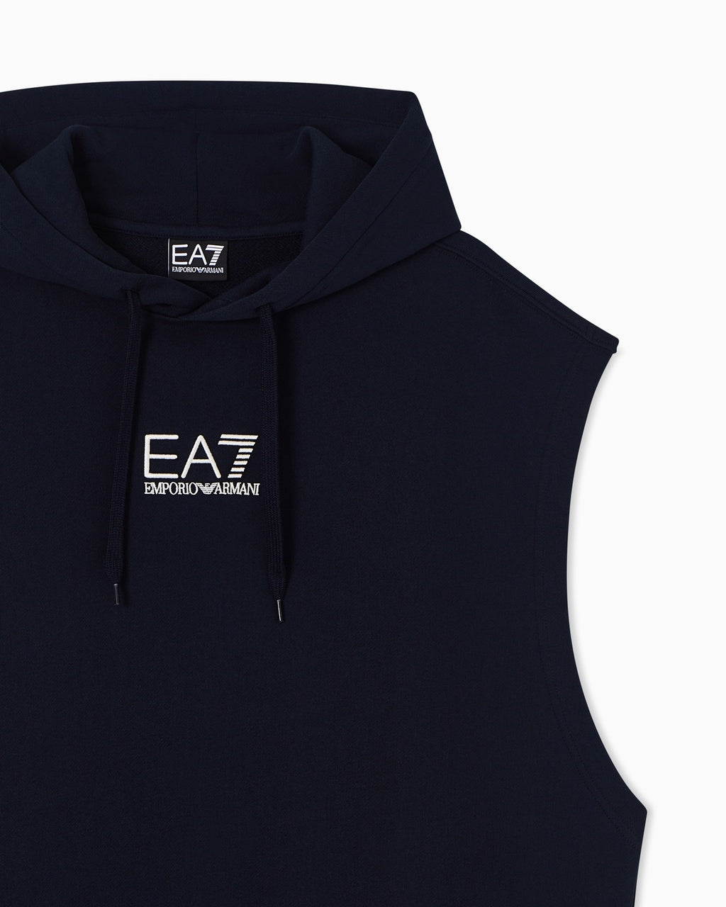 EA7 Logo Series Sleeveless Hoodie