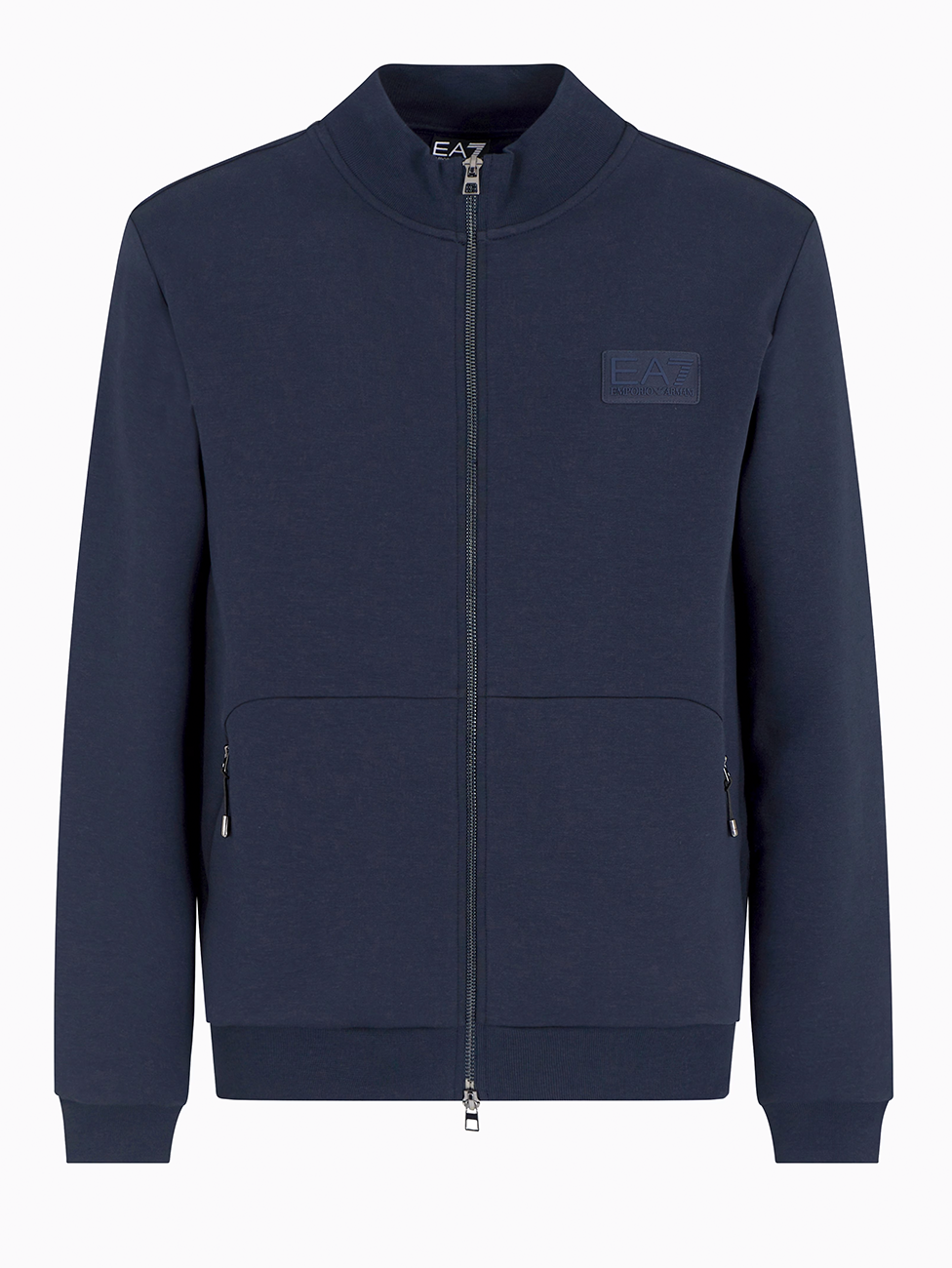 EA7 Lux Identity Cotton-blend Interlock Sweatshirt