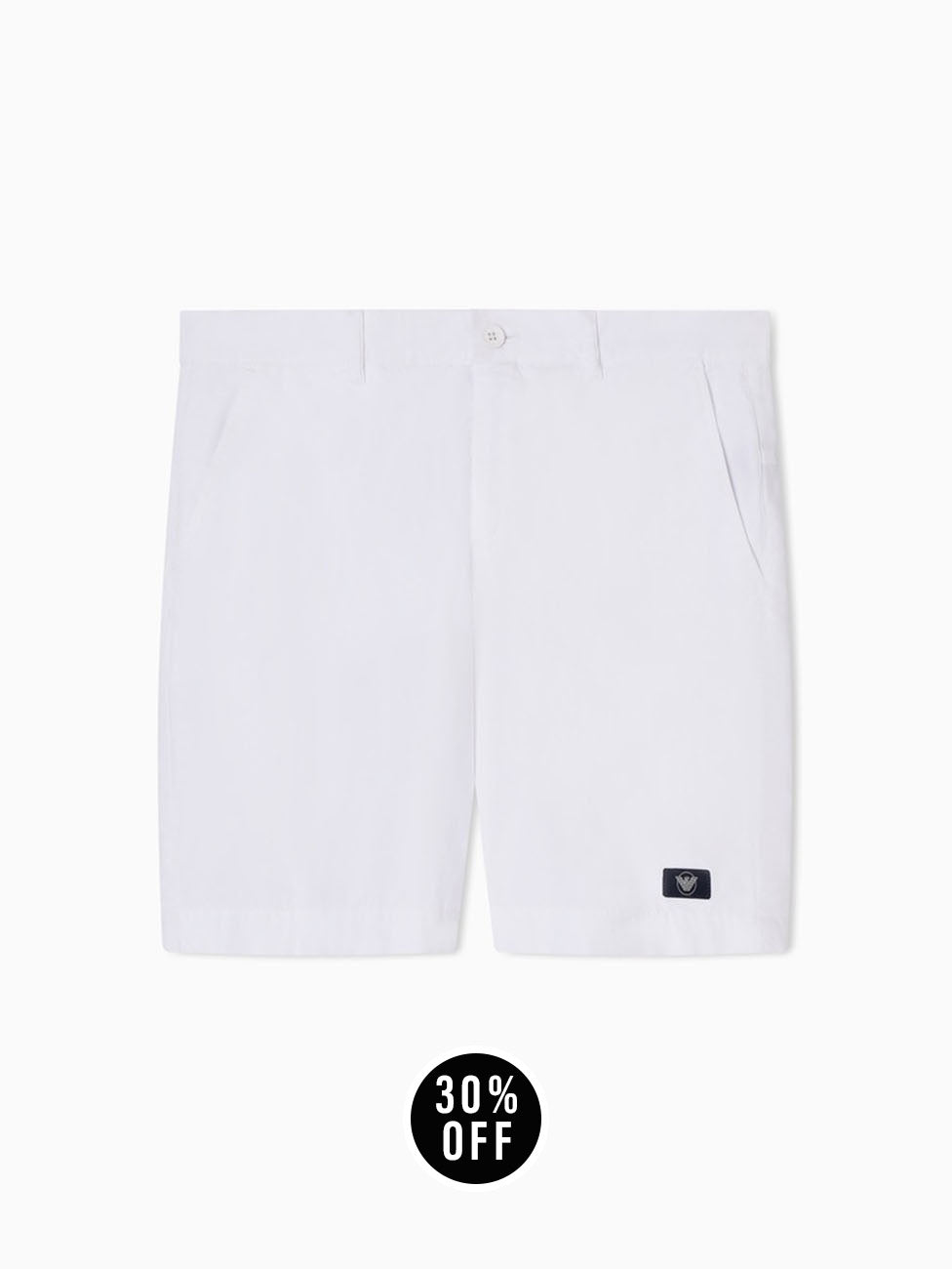Emporio Armani Satin Label Cotton Shorts