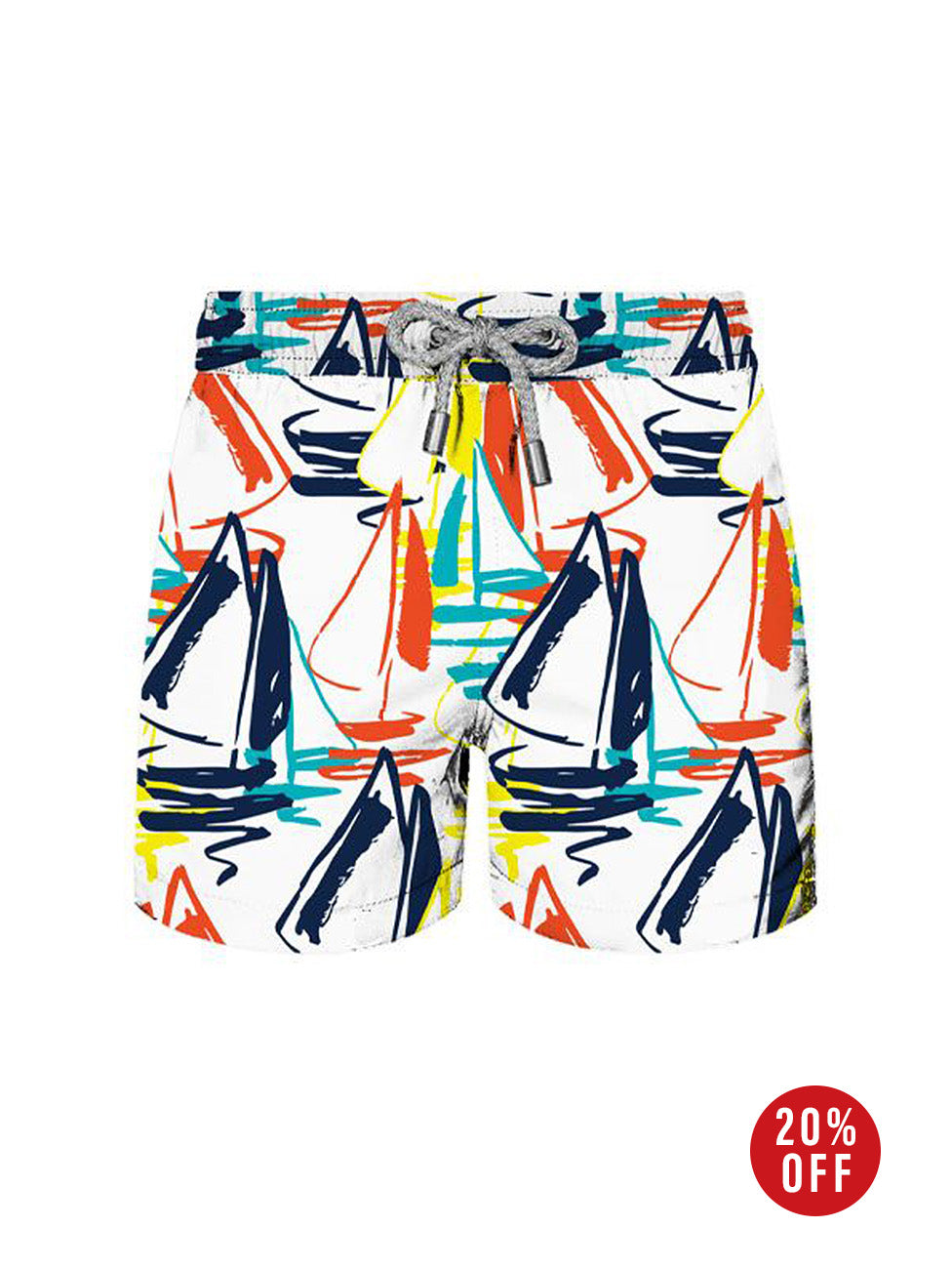 John Frank Navegar Kids Printed Swim Short