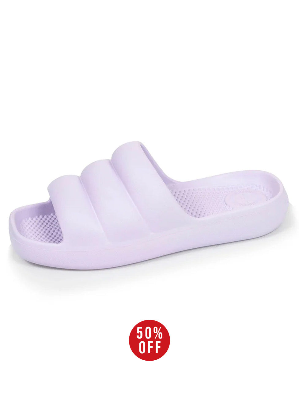 Isotoner EVERYWEAR Women's Lilac Slide Mules