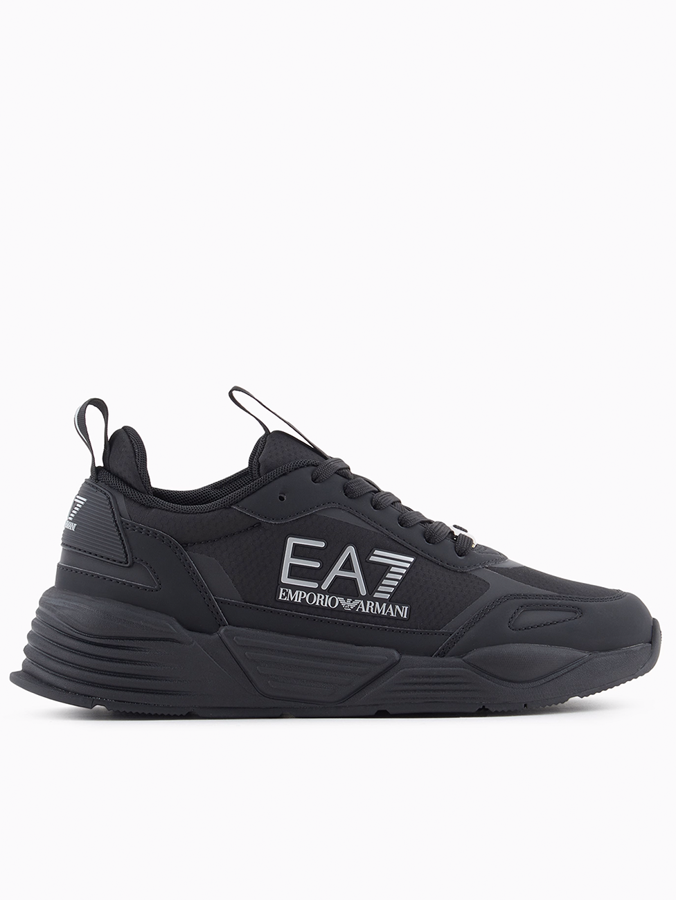 EA7 Triple Black Ace Runner Hexagon Sneakers