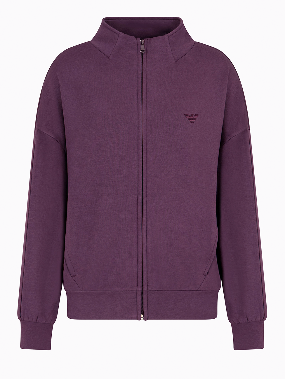 Emporio Armani Full-Zip Loungewear Ladies Sweatshirt 