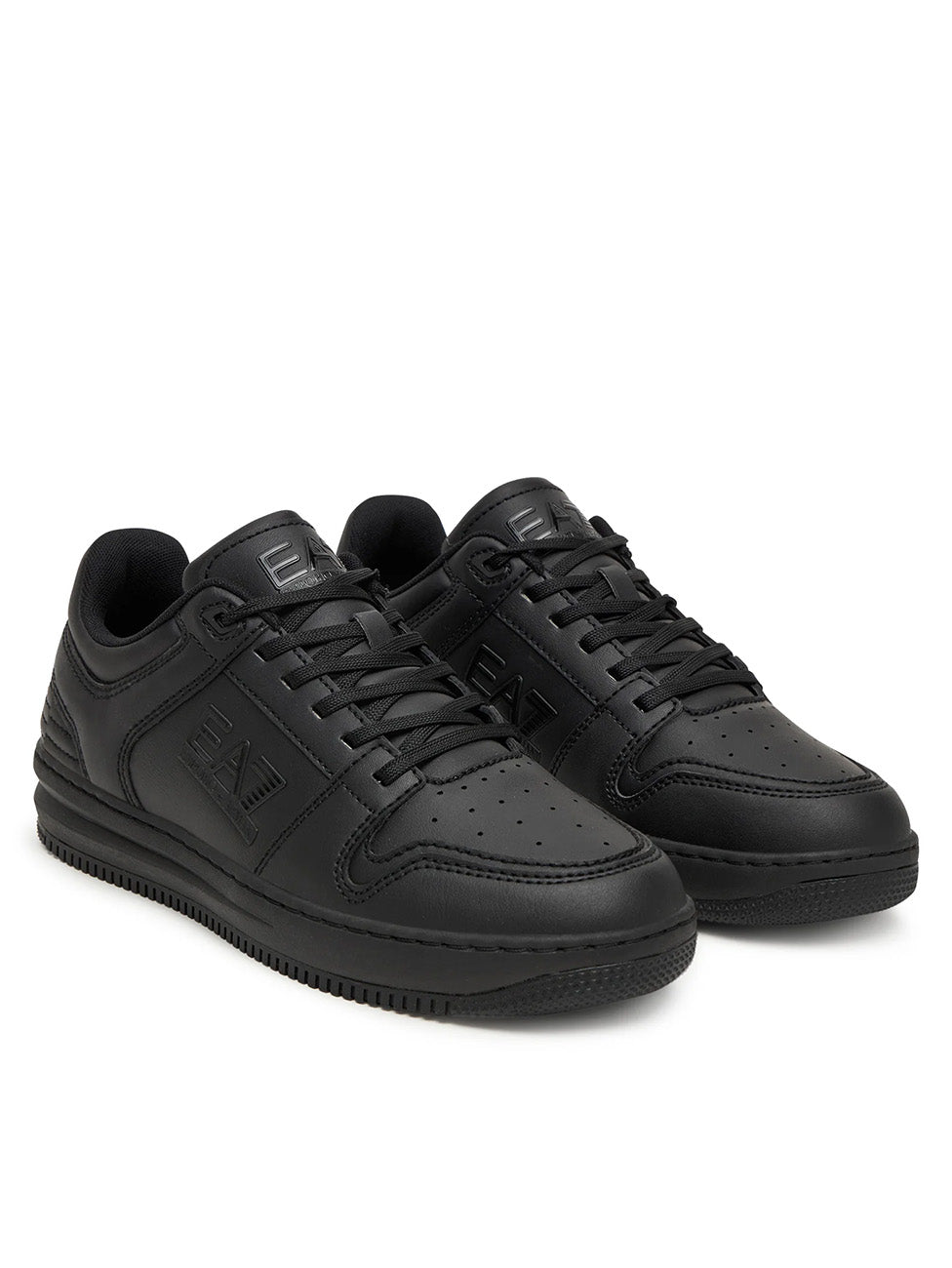 EA7 Triple Black Unisex Low-Top Sneakers
