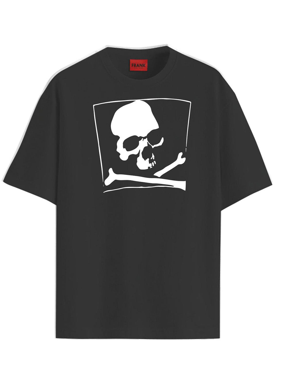 John Frank Skull Printed T-Shirt