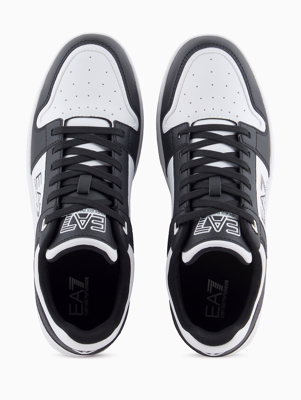 EA7 Black & White Slasher Sneakers