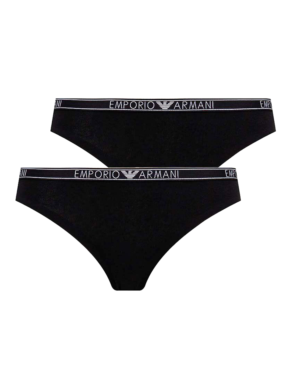 Emporio Armani Organic-Cotton Thongs (Pack of 2)