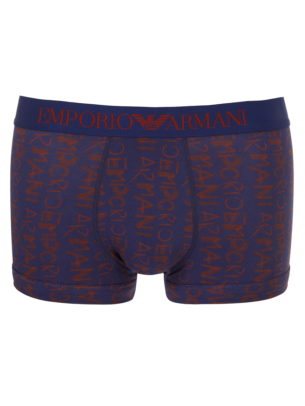 Emporio Armani All-Over Logo Print Boxer Briefs