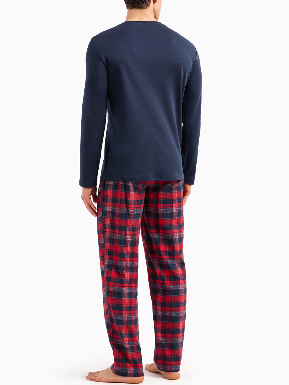 Emporio Armani Woven Tartan Men's Pyjamas