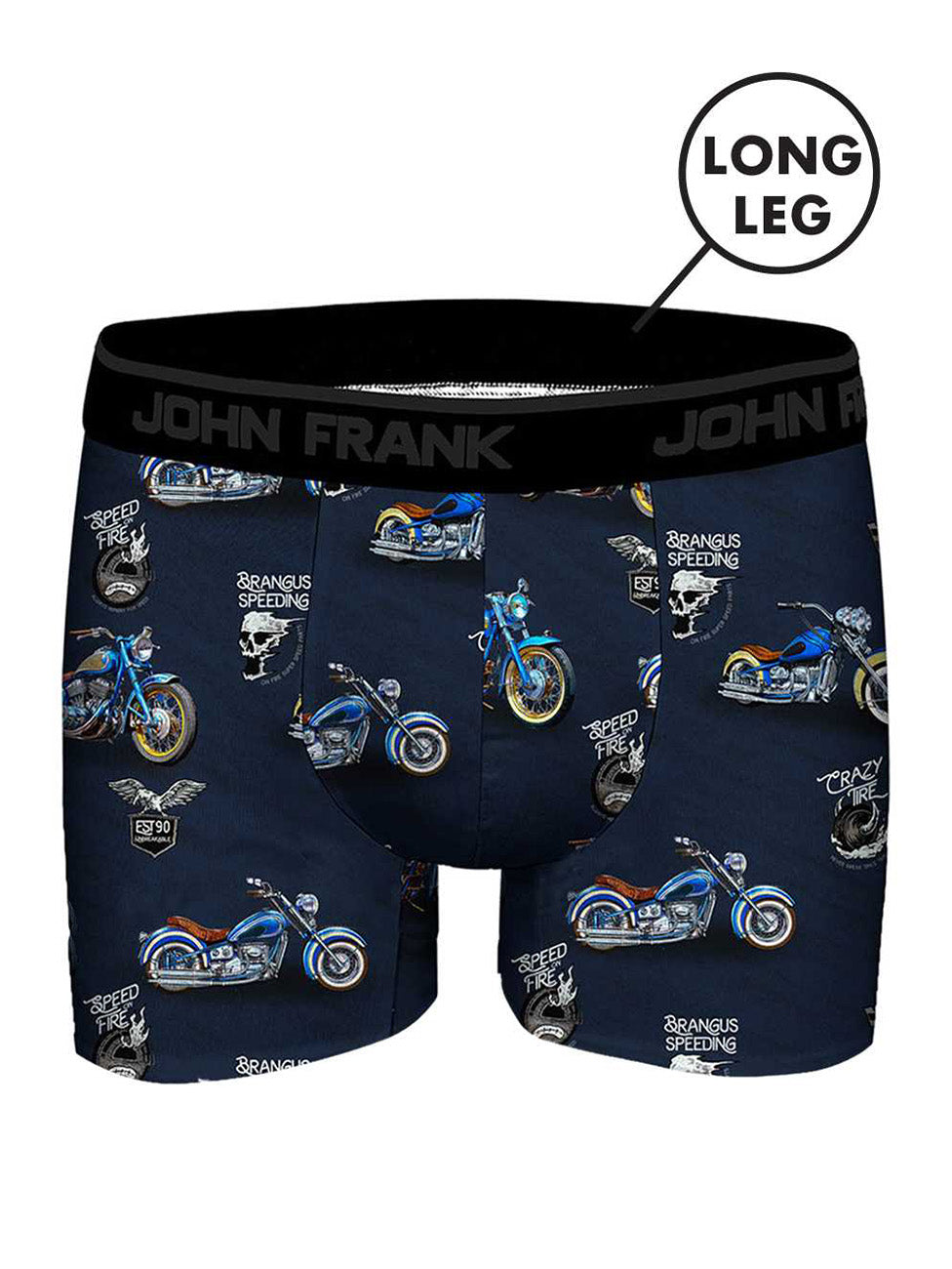 John Frank Moto World Micro Modal Long Boxer