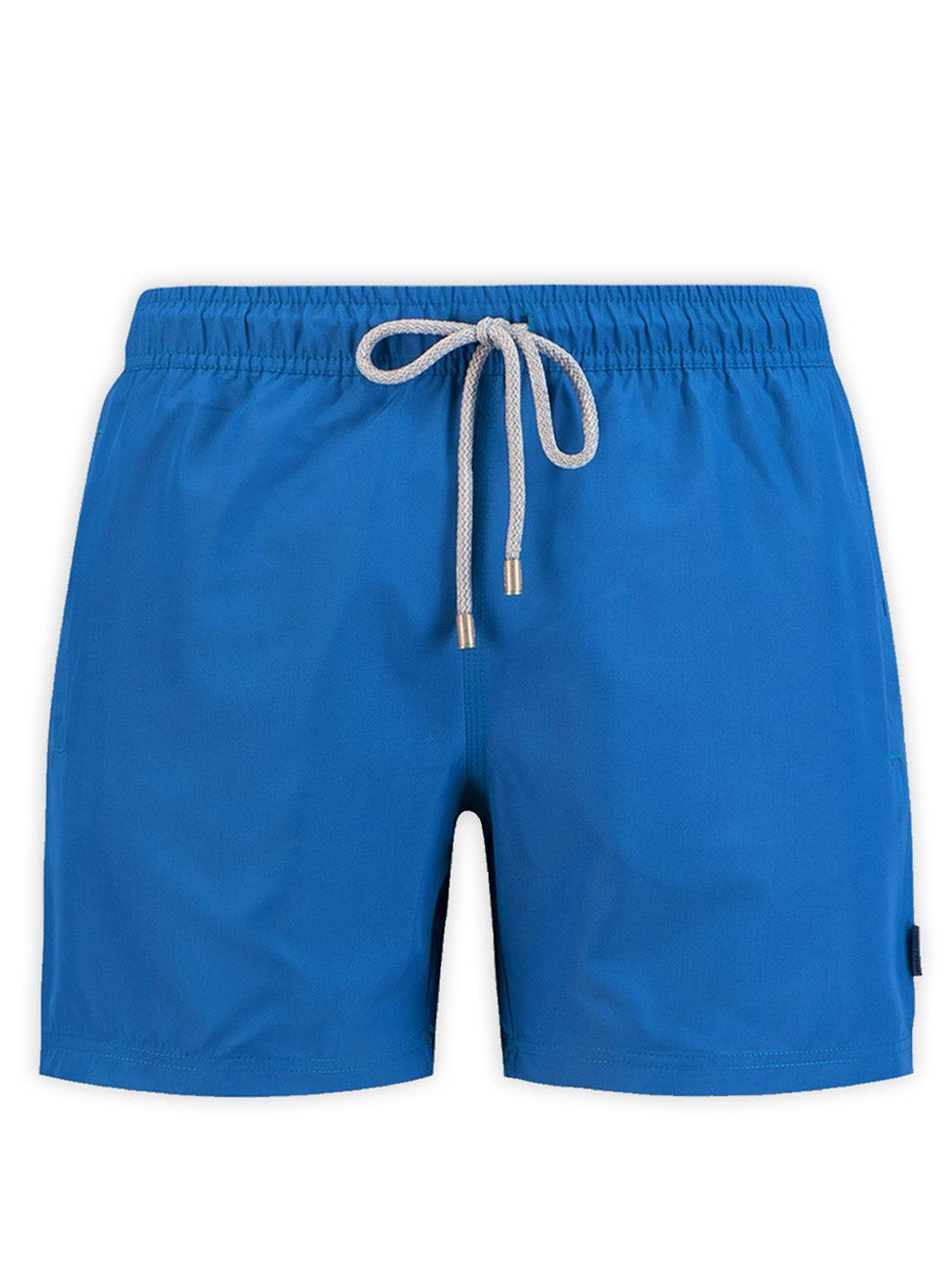 John Frank Blue Plain Swim Shorts