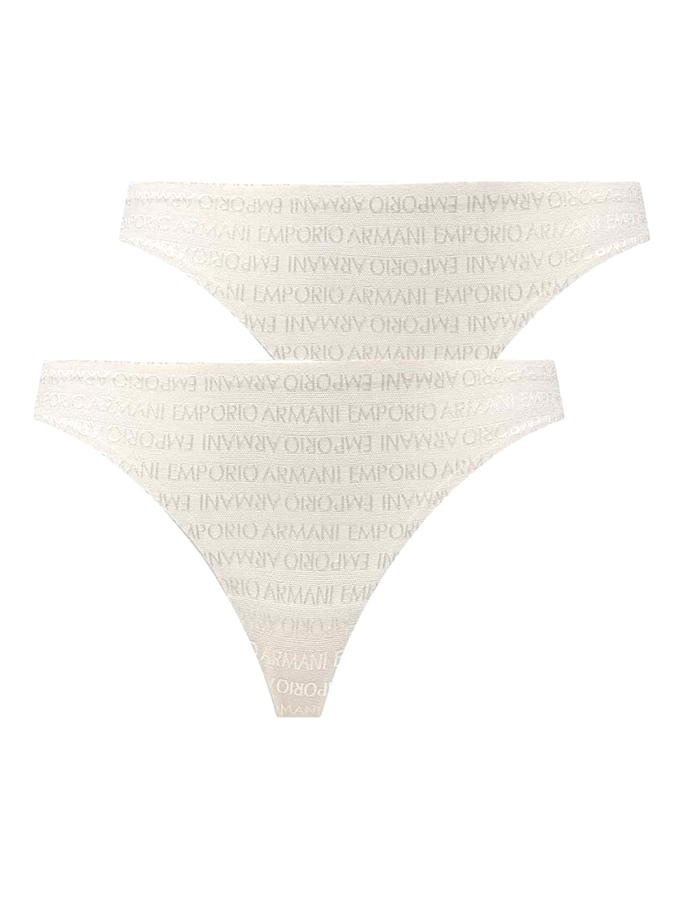 Emporio Armani Women's Mesh Thongs (Pack of 2)