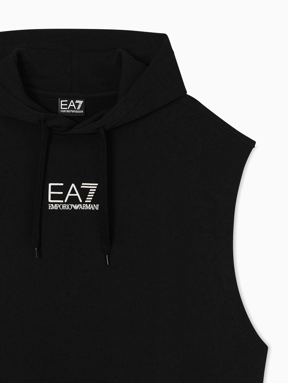 EA7 Logo Series Sleeveless Hoodie
