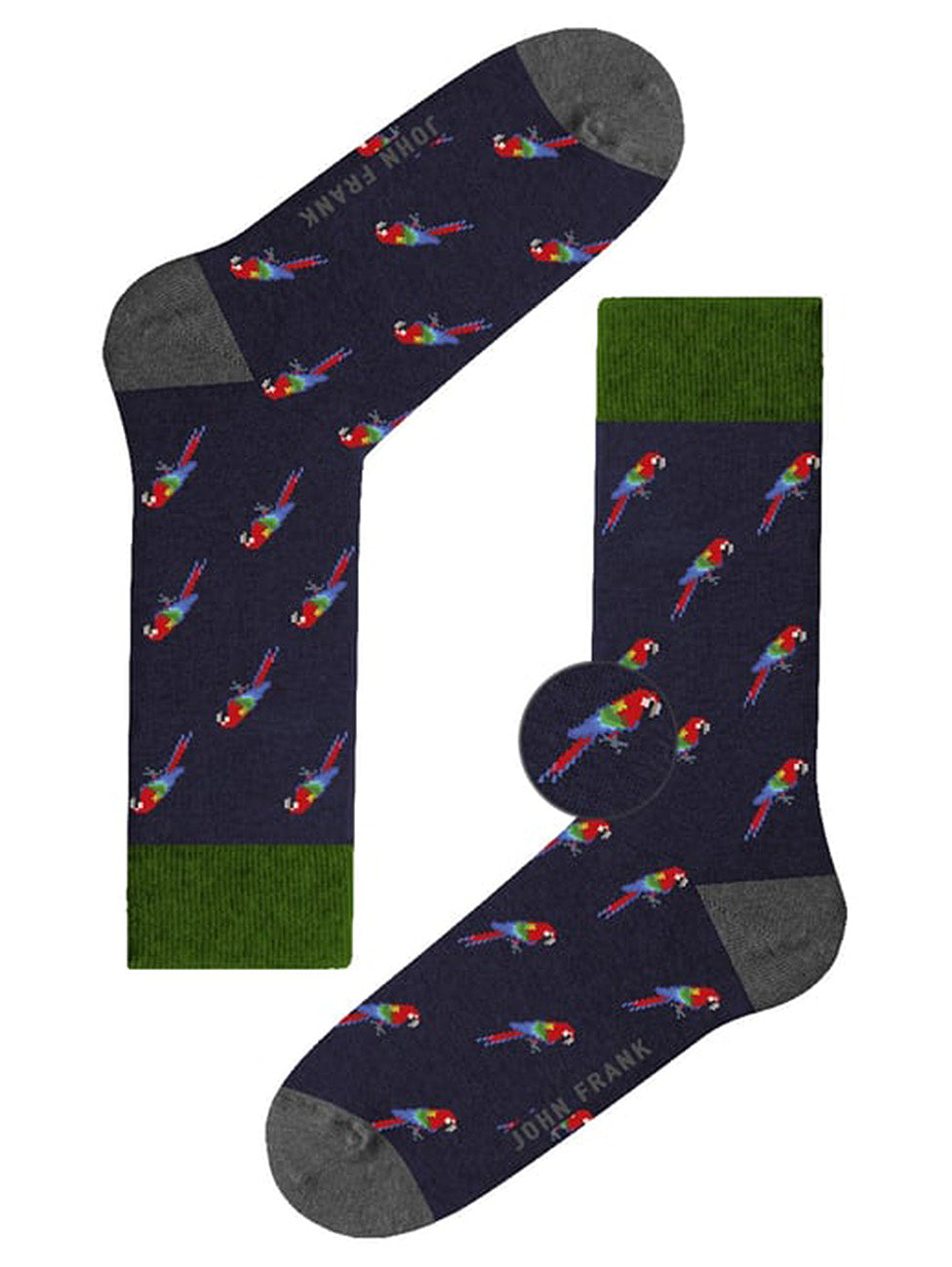 John Frank Colored Cool Long Socks