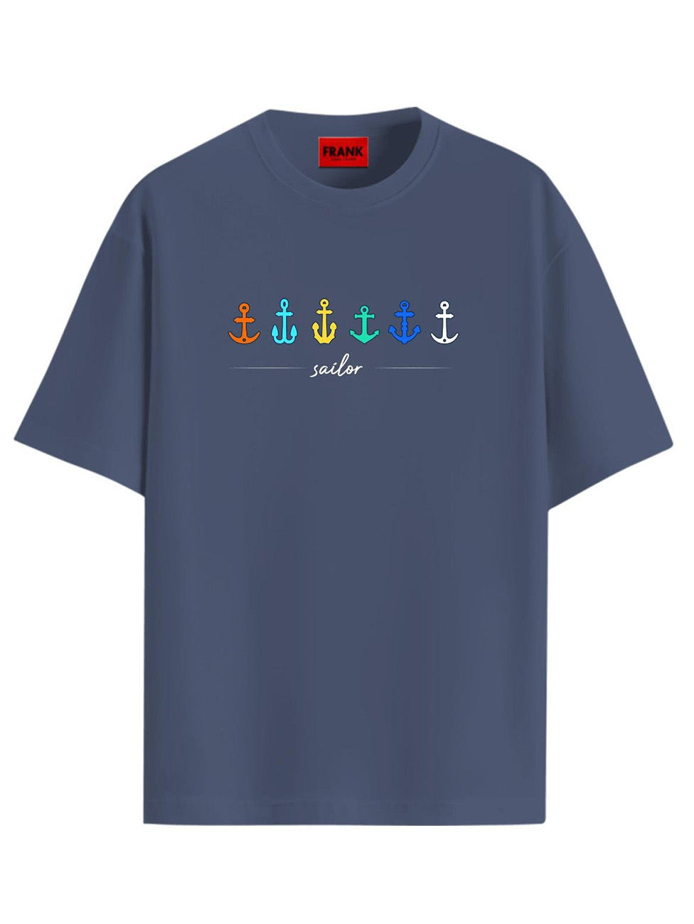 John Frank Anchor Printed T-Shirt