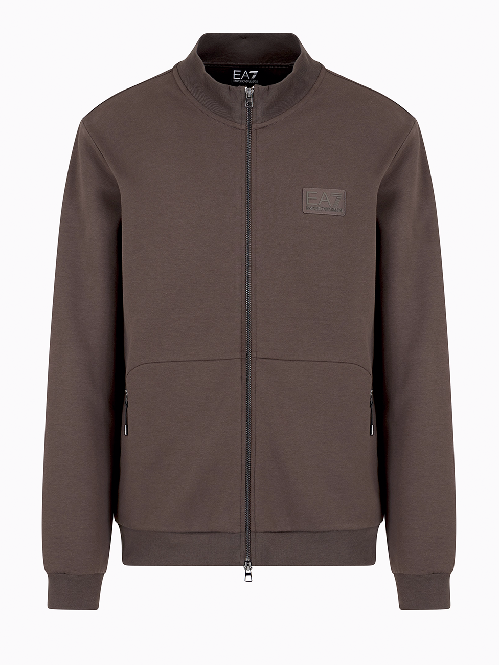 EA7 Lux Identity Cotton-blend Interlock Sweatshirt