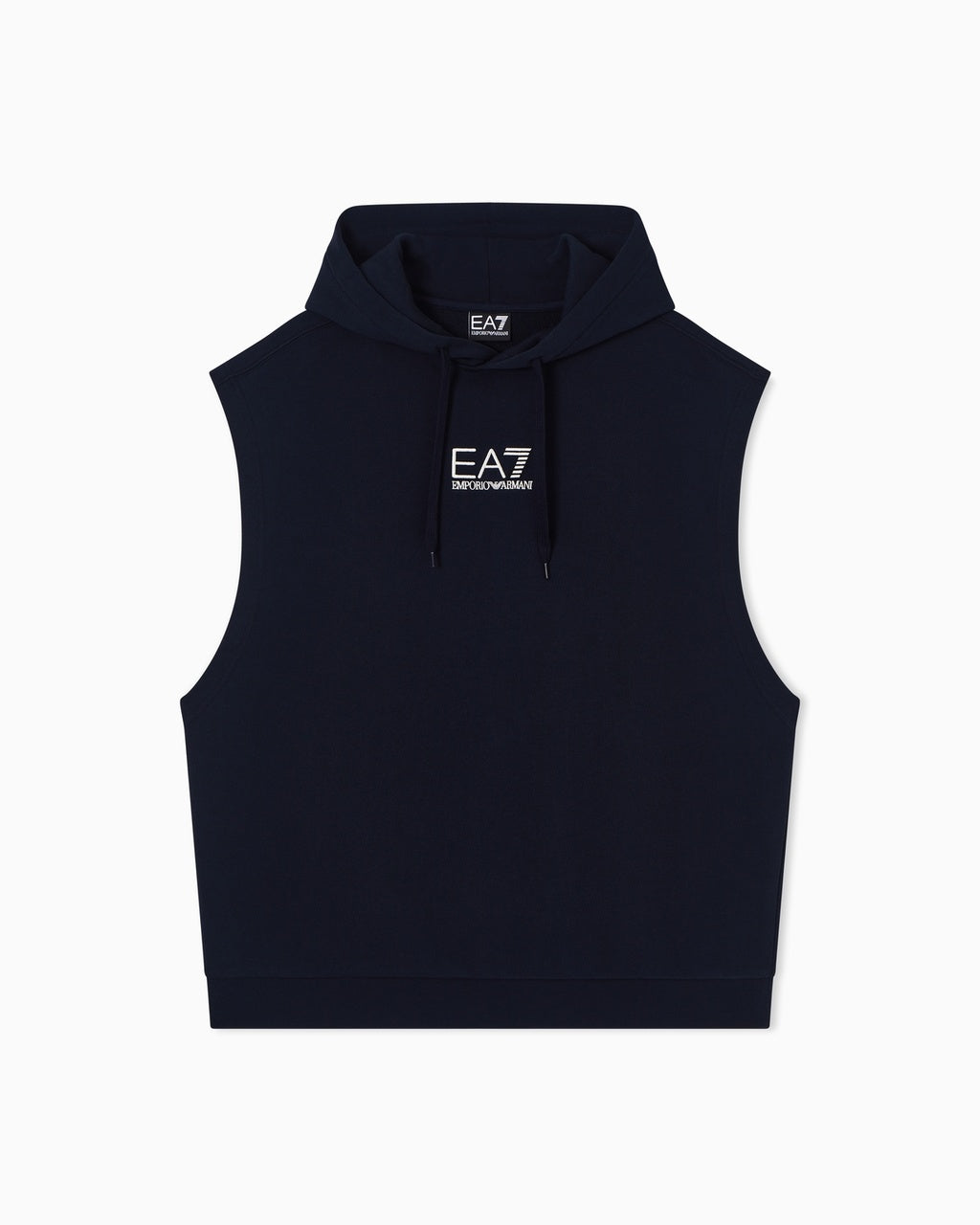 EA7 Logo Series Sleeveless Hoodie