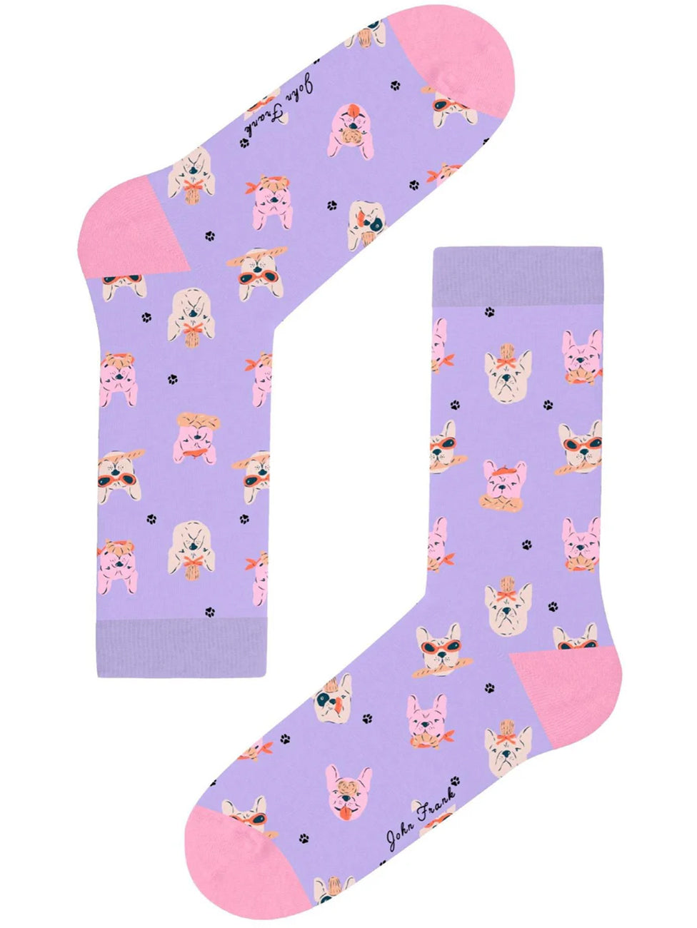 John Frank French Bulldog Fun Women's Socks