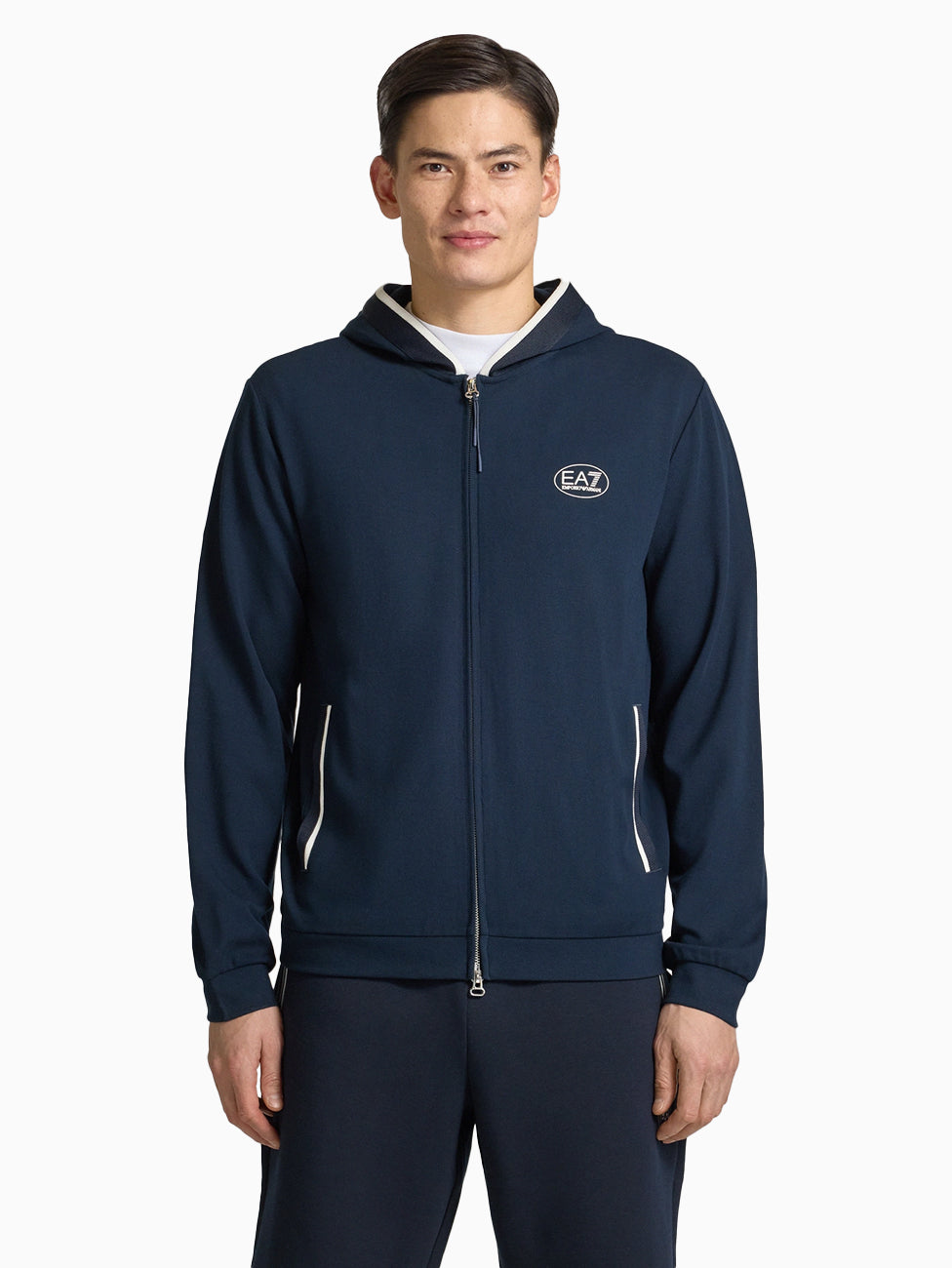 EA7 Tennis Club zip-up Hoodie