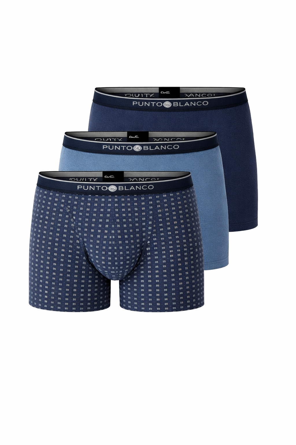 Punto Blanco Basix Triplo Cerrado Boxer (Pack of 3)