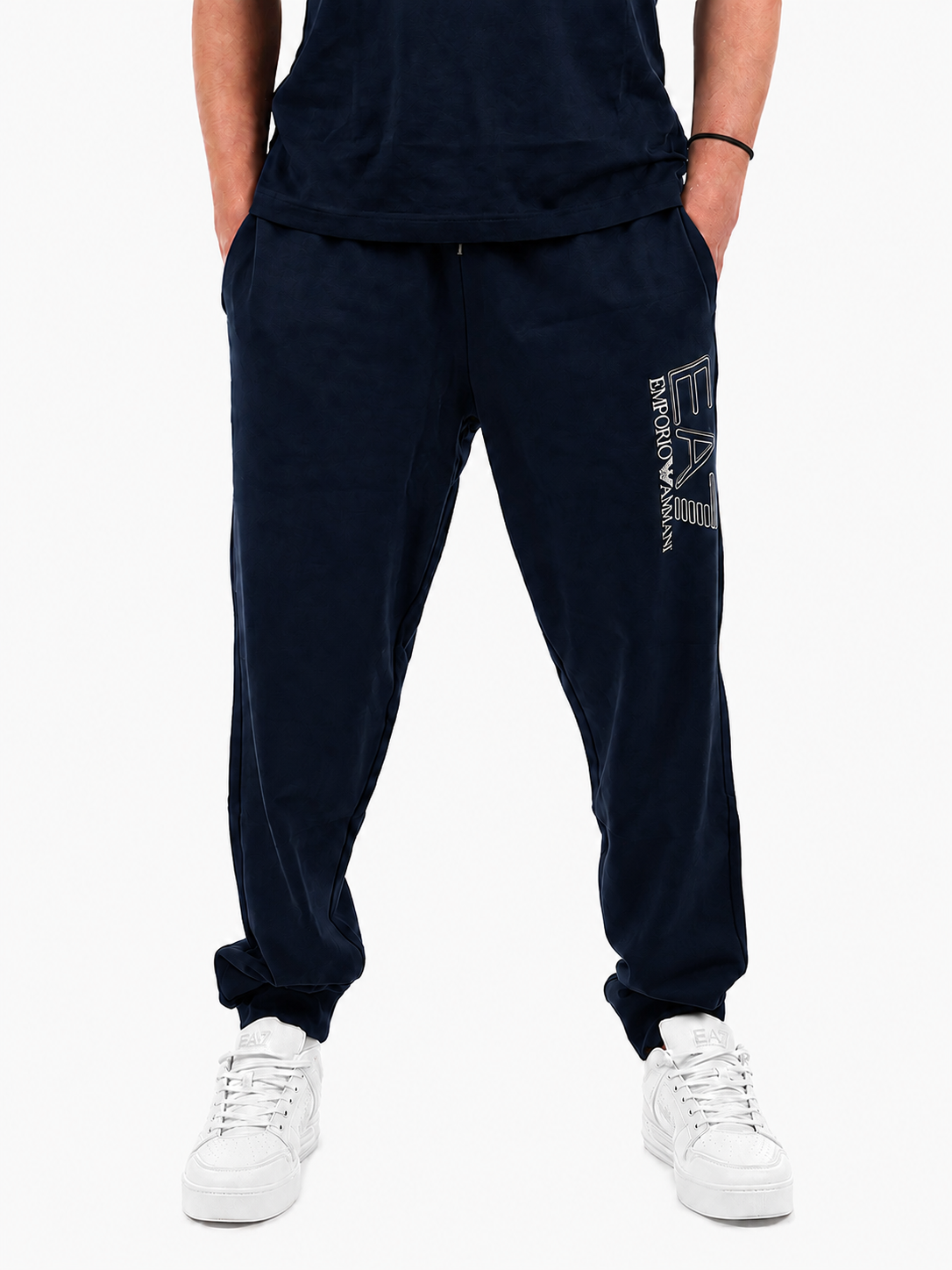 EA7 Regular-Fit Cotton Sweatpants