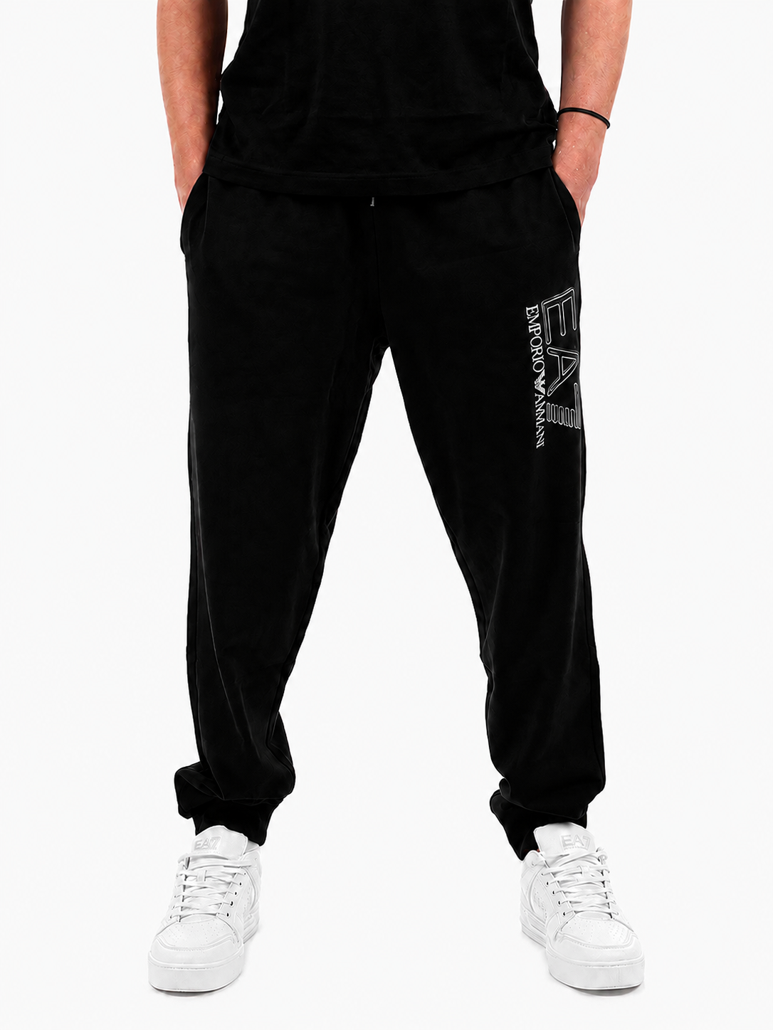 EA7 Regular-Fit Cotton Sweatpants