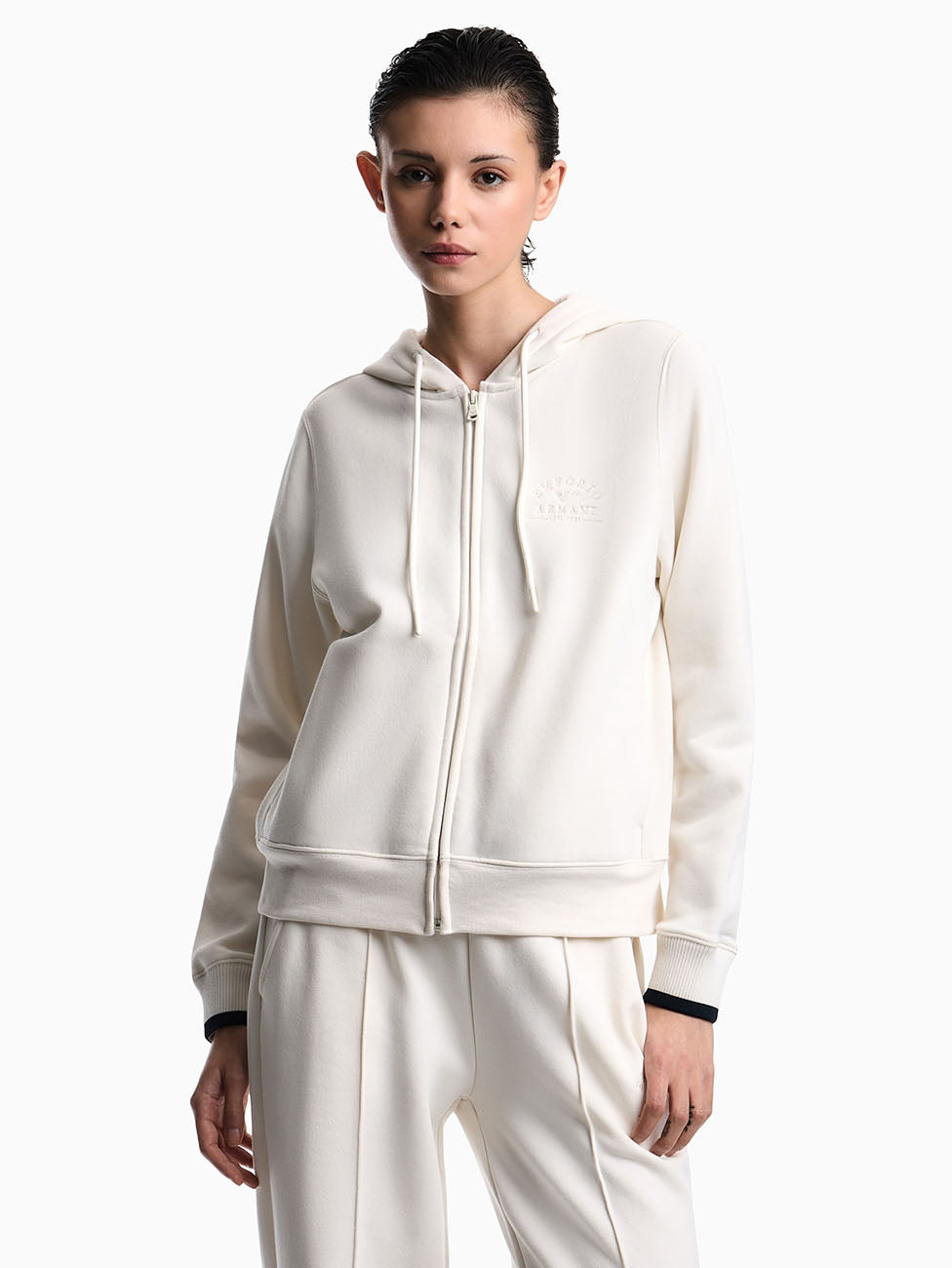 Emporio Armani Women's Terry Zip Hoodie