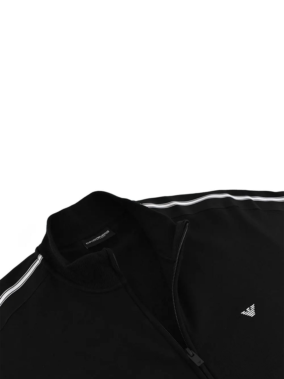 Emporio Armani Cotton Blend Full Zip Sweatshirt
