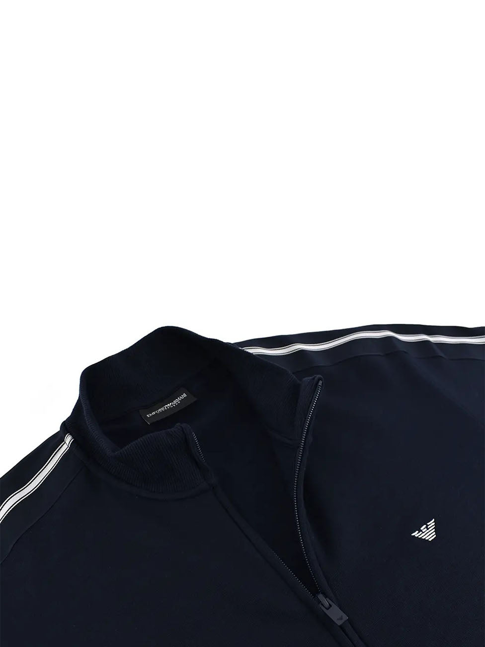 Emporio Armani Cotton Blend Full Zip Sweatshirt