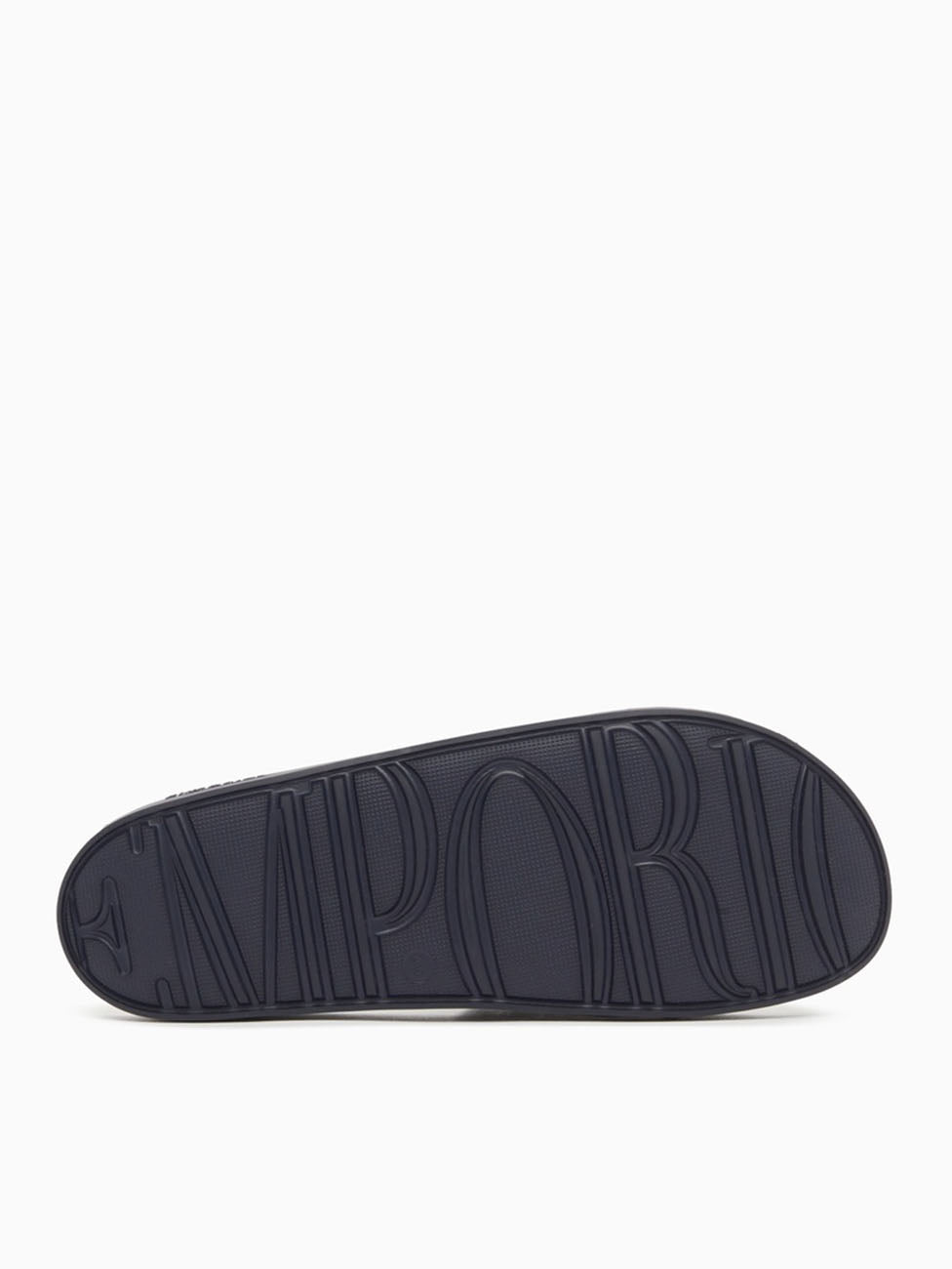 Emporio Armani Blue & White Oversized Eagle Slippers