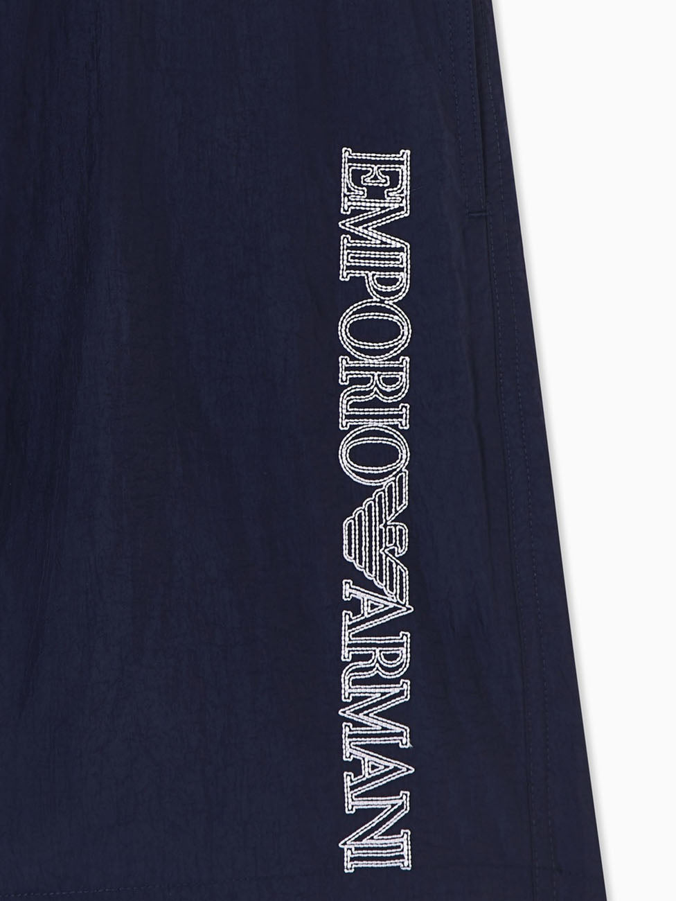 Emporio Armani Embroidered Logo Beach Shorts