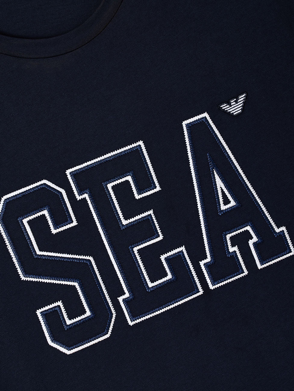 Emporio Armani Sea Embroidery T-shirt