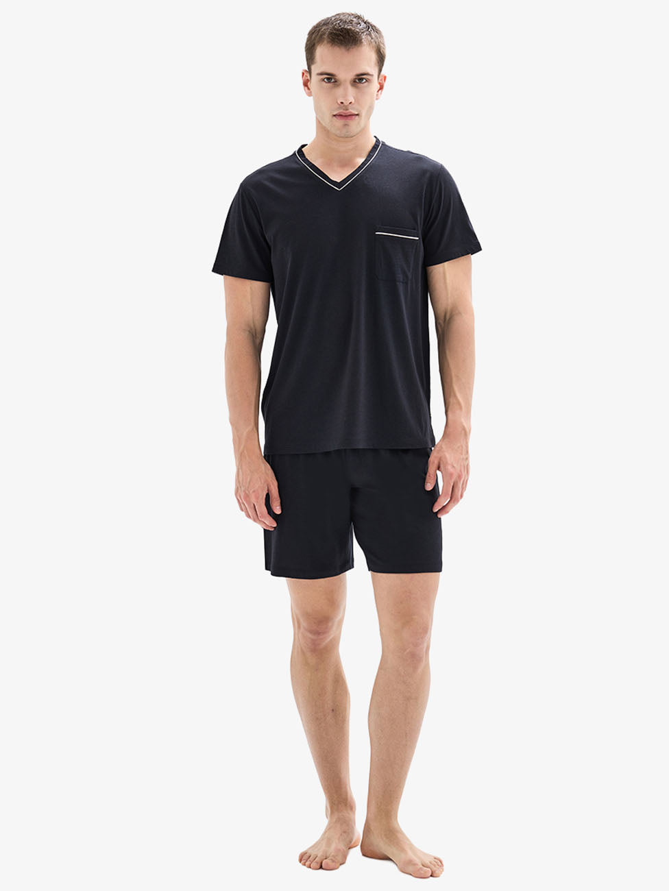 Blackspade Black 3 Piece Men's Pyjama