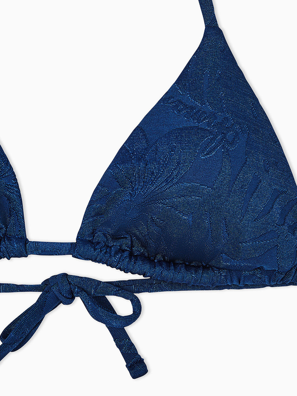 Emporio Armani Blue Padded Triangle Bikini